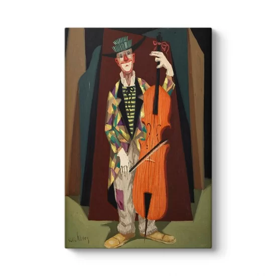 Pelle Aberg - Basspelande Clown Tablosu