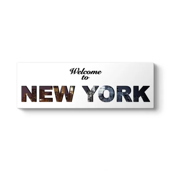 Welcome to New York Panorama Tablo