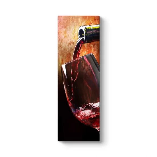 Kırmızı Şarap Kadeh Vertica Tablo