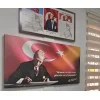 Atatürk Resimli Makam Ofis Kanvas Tablosu